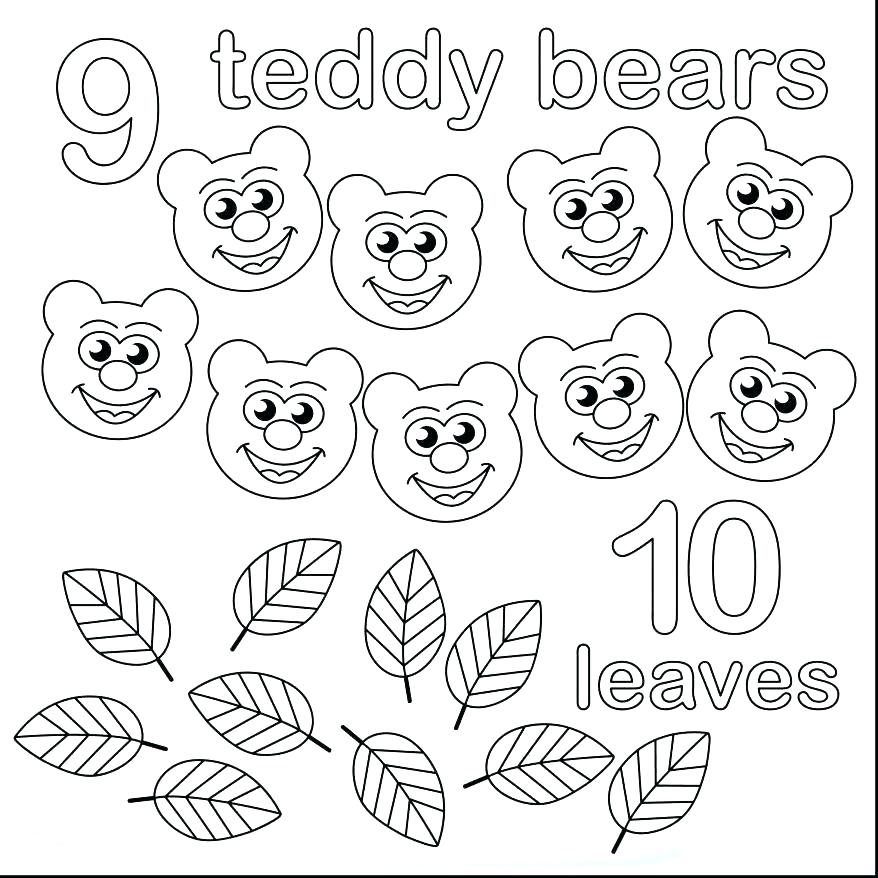 878x878 Number Coloring Pages Coloring Pages With Numbers Also