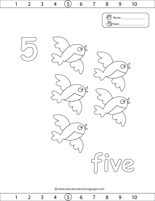 530x686 Number Coloring Pages To Print Free Coloring Sheets