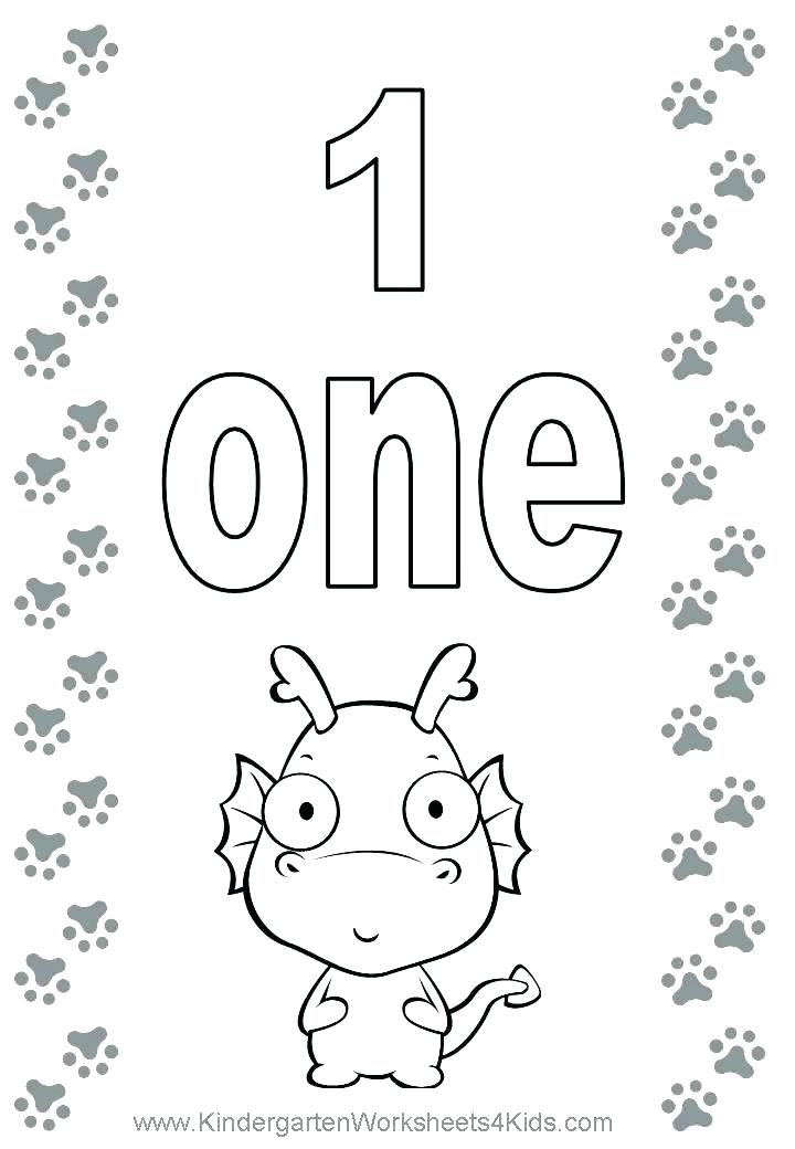 720x1040 Numbers Coloring Pages Color