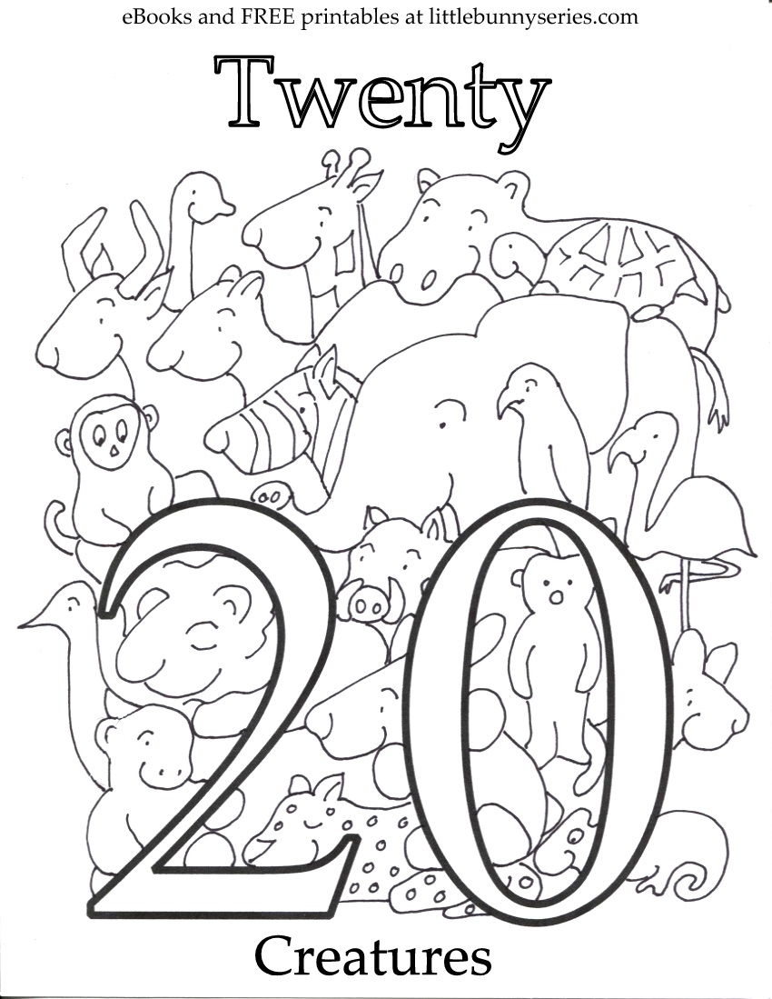 850x1099 Revealing Number Coloring Pages Pdf Little Bunny Series