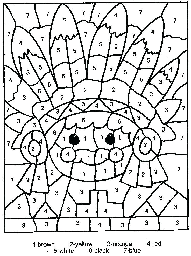 737x987 Coloring Pages Of Numbers Color