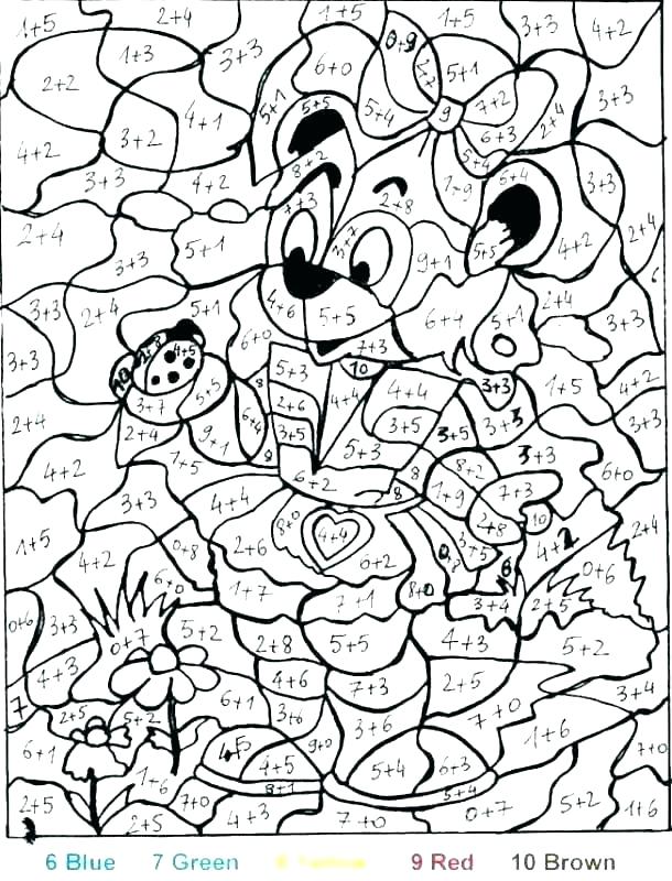 610x800 Numbers Coloring Pages Number Also Colouring Page