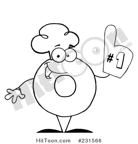 450x470 Donut Clipart