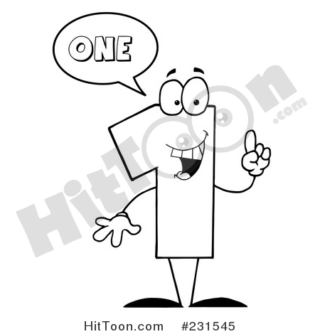 450x470 Number Character Clipart