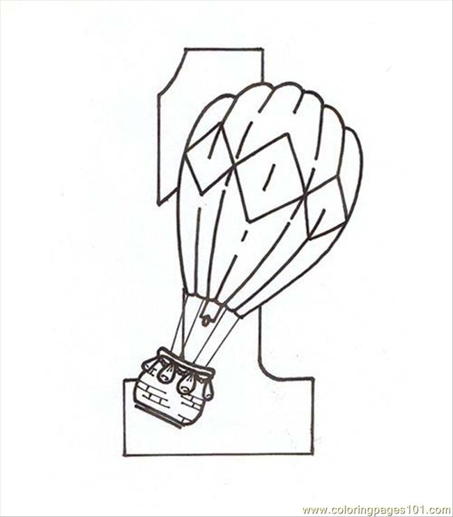 650x741 Number One Coloring Pages Coloring Page
