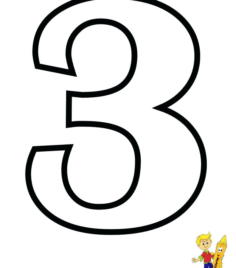 792x900 Number Coloring Page Number Coloring Page Easy For Kids