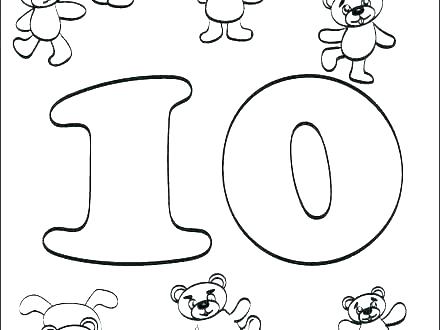 440x330 Number Coloring Pages Coloring Page Number Coloring Pages