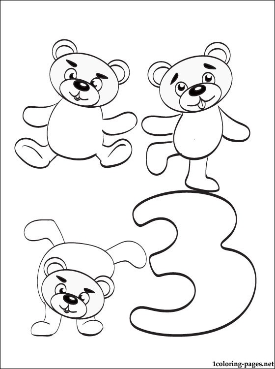 560x750 Number Coloring Page