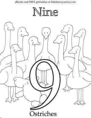 300x387 Number Coloring Page Pdf Teaching Preschool And Kindergarten