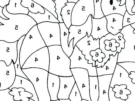 440x330 Numbers Coloring Page Coloring Number Pages Numbers Coloring Page