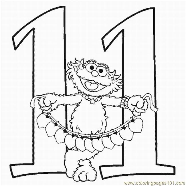 650x650 Numbers Coloring Pages Lrg Coloring Page