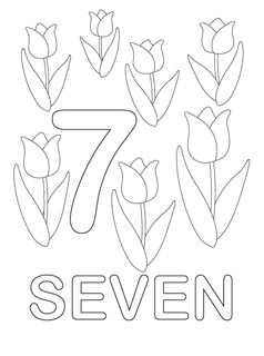 238x320 Number Coloring Pages