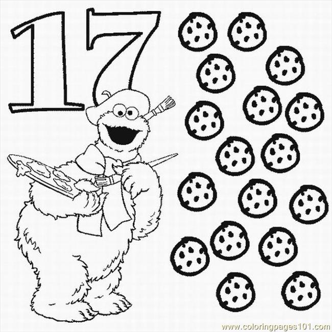 650x650 Numbers Coloring Pages Lrg Coloring Page