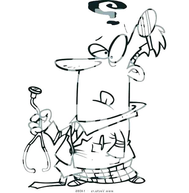 618x630 Nurse Coloring Pages Kindergarten Male Us On Top For Kids Miss