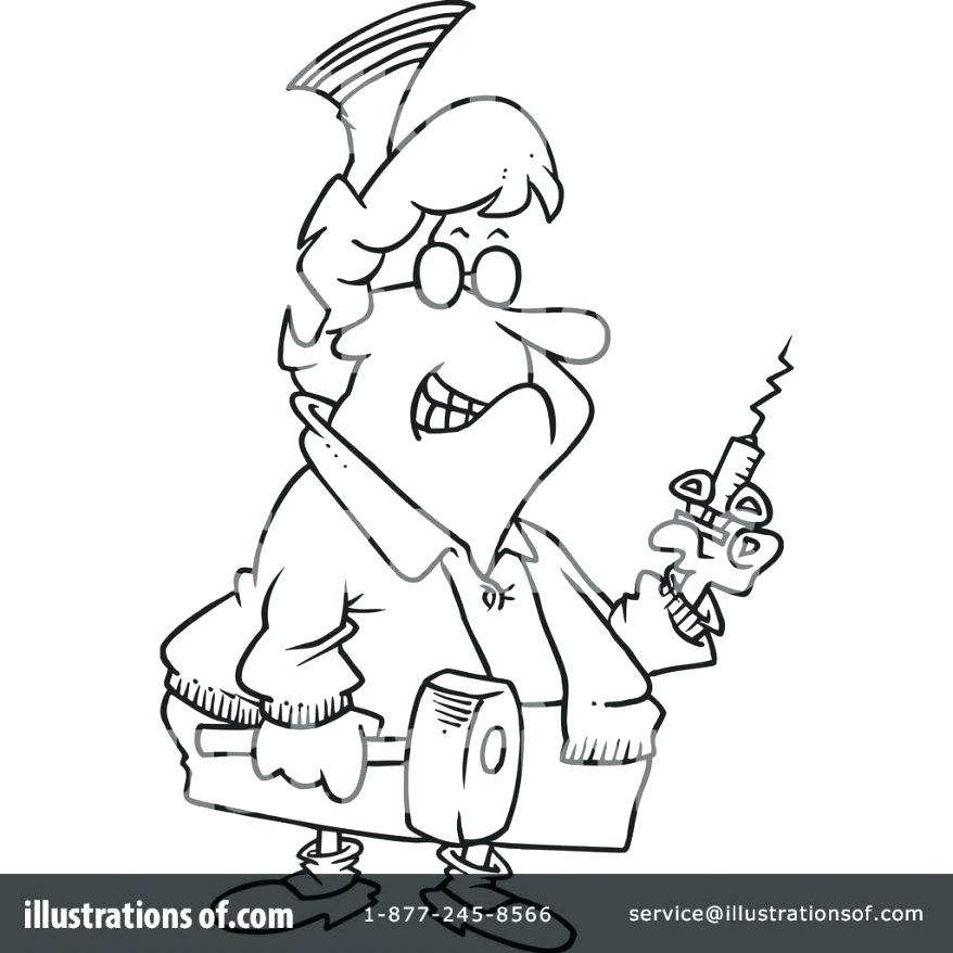 878x878 Nurse Coloring Page Thermometer Coloring Page Nurse Coloring Page