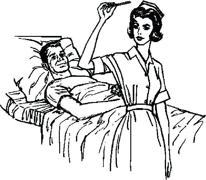 675x591 Nurse Coloring Page Thermometer Coloring Page Nurse Coloring Page