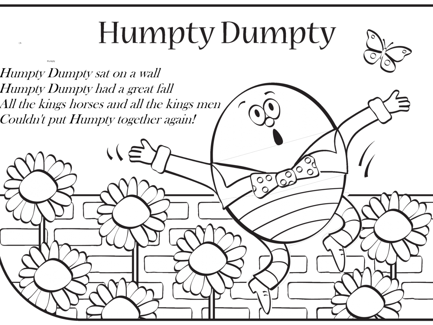 1400x1050 Pat Cake Coloring Page Mother Goose Colouring Pages Nursery