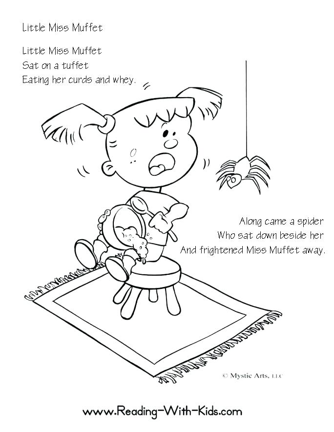 684x885 Nursery Rhymes Coloring Pages Little Miss Coloring Page Nursery