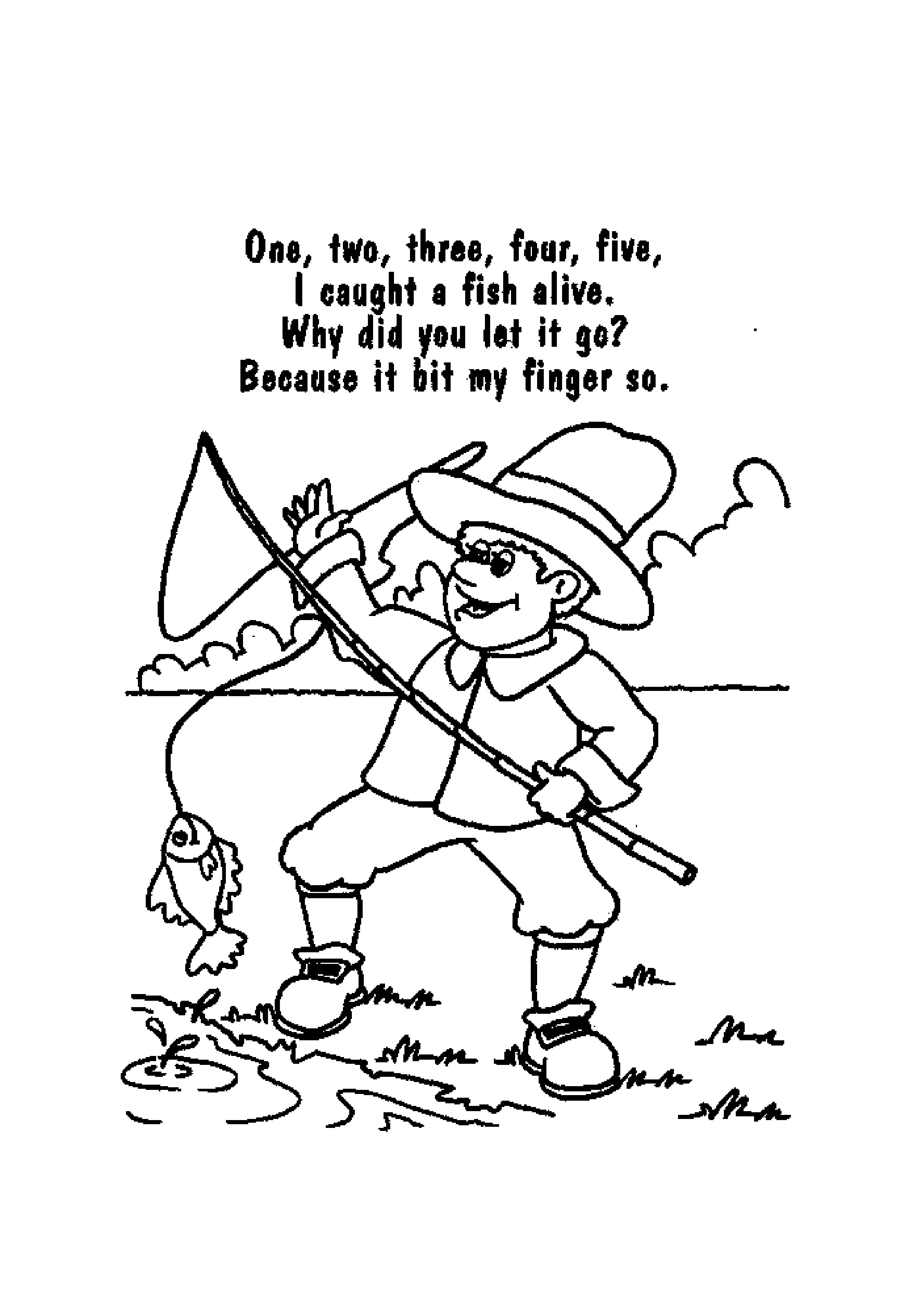 2479x3508 Printable Nursery Rhyme Coloring Pages