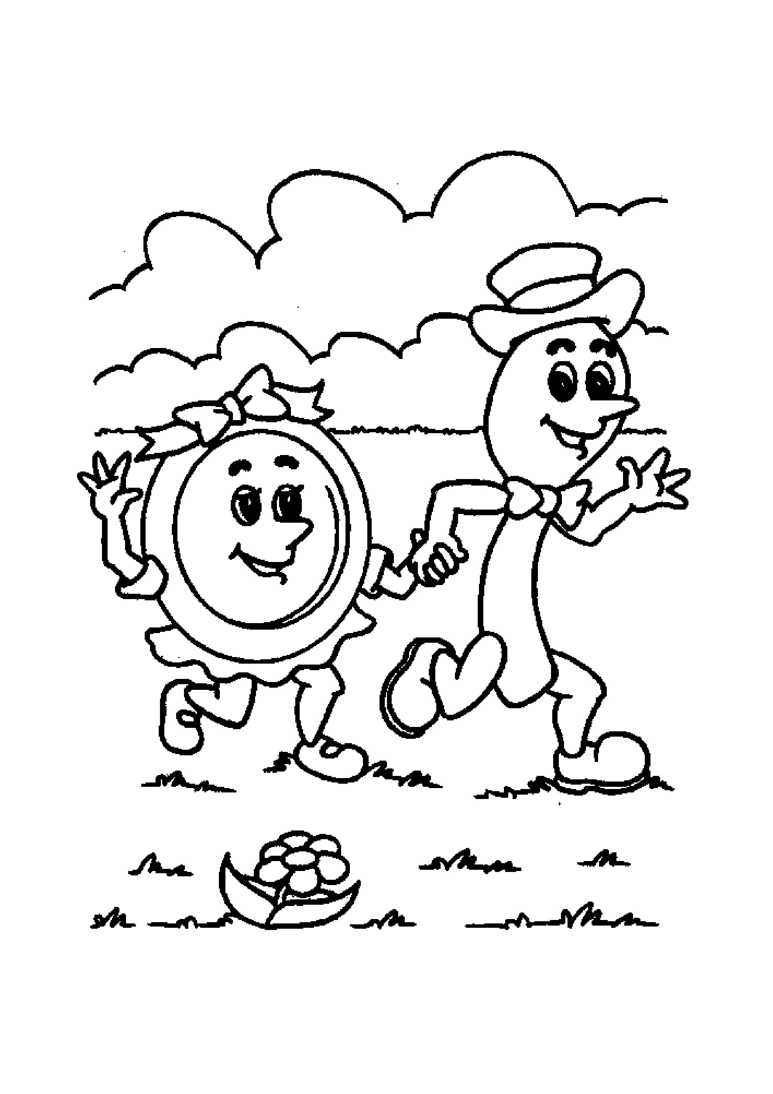 2479x3508 Strange Free Printable Nursery Rhyme Coloring Pages For Rhymes