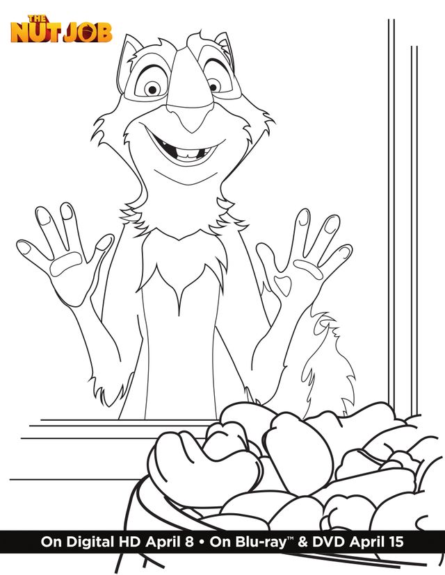 640x828 Surly Coloring Page