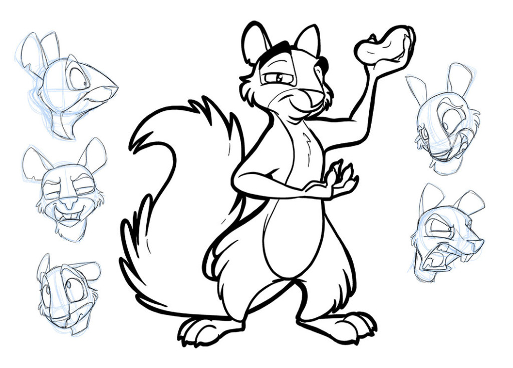 1024x734 The Nut Job Coloring Pages Aiden Free Printables