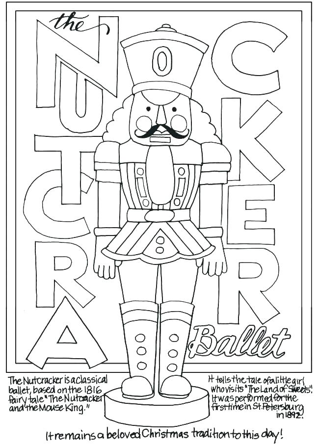 650x909 Nutcracker Coloring Pages Medium Size Of Nutcracker Coloring Pages