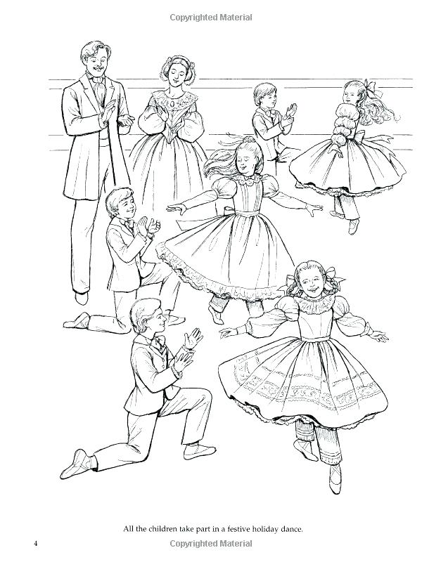 600x800 Nutcracker Suite Coloring Pages Nutcracker Ballet Coloring Pages