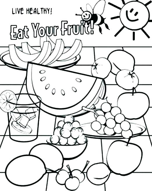 522x657 Childrens Nutrition Coloring Pages Printable Coloring Food Color