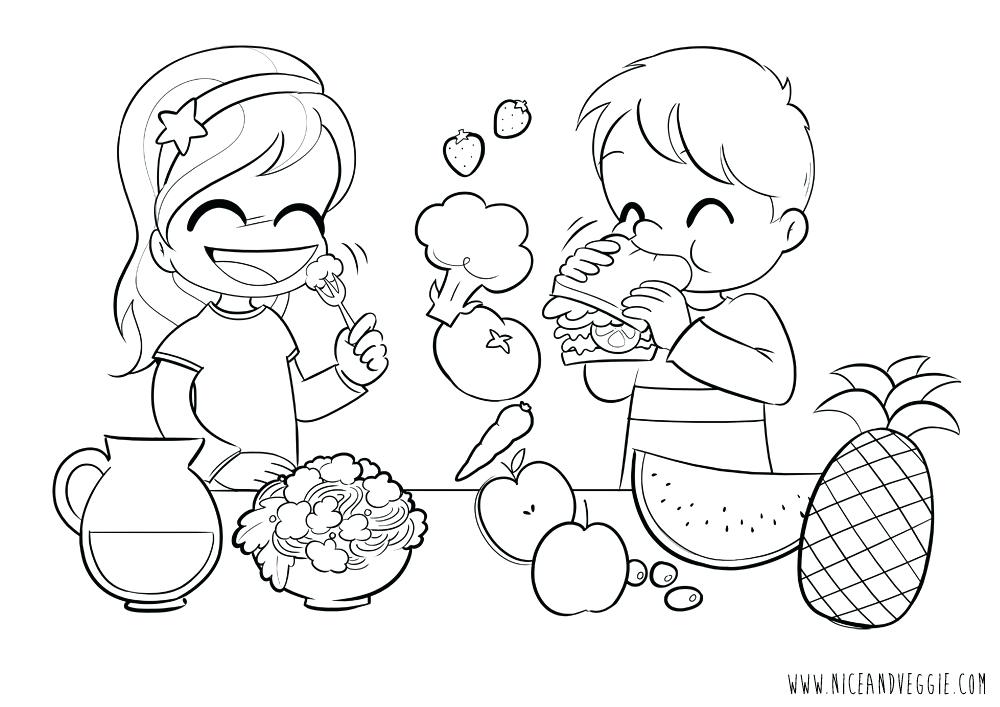 1000x707 Nutrition Coloring Pages