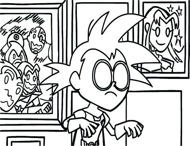 618x476 Kids Coloring Pages Free Kids Coloring Teen Titans Go