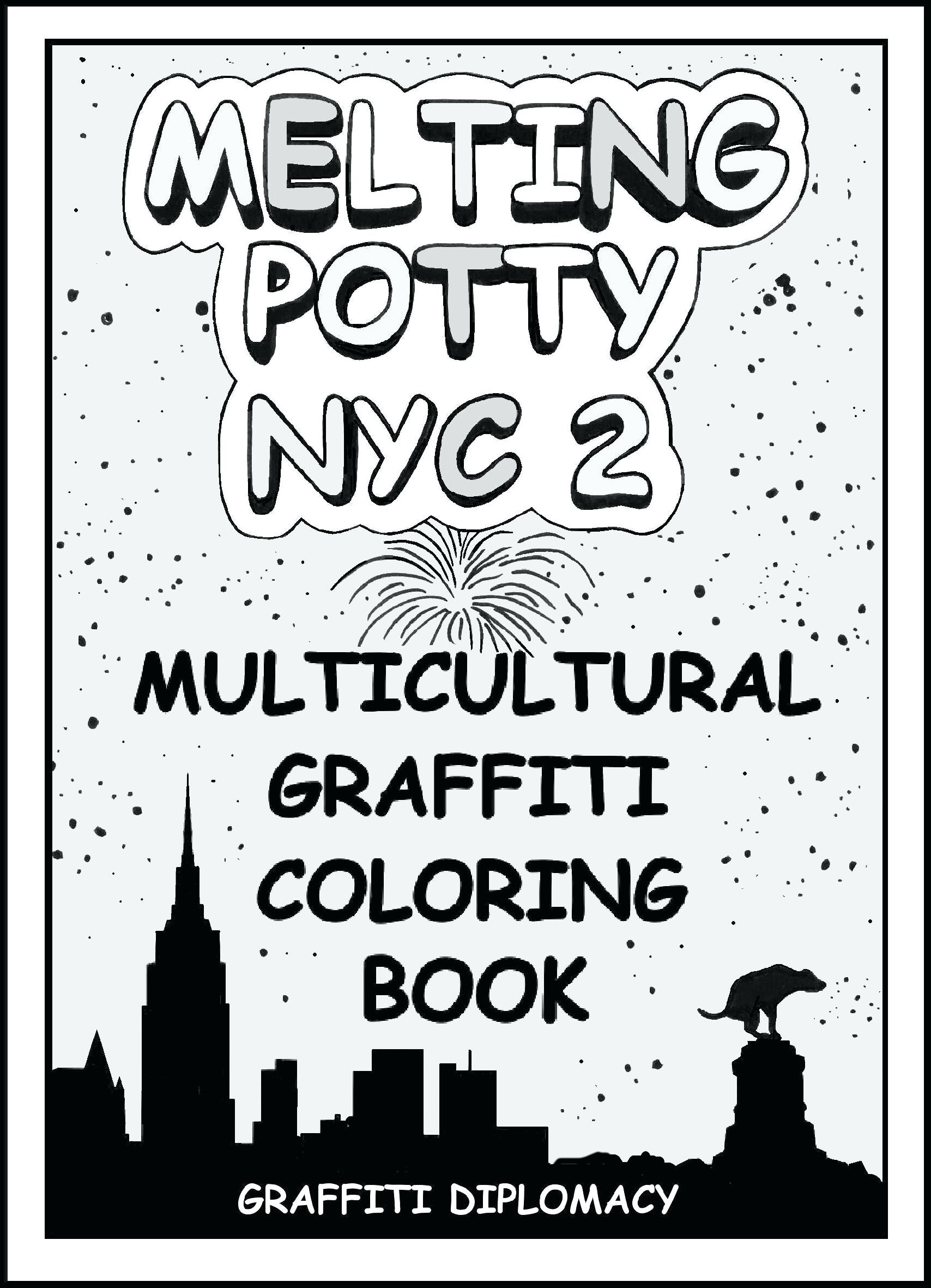 1708x2362 Coloring Page New York Coloring Pages Multicultural Graffiti