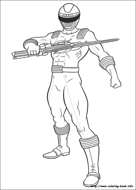 567x794 Blue Power Rangers Coloring Pages