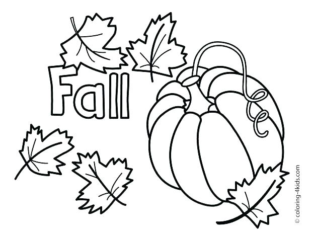 618x469 Autumn Coloring Pages Leaf Coloring Pages For Preschool Coloring