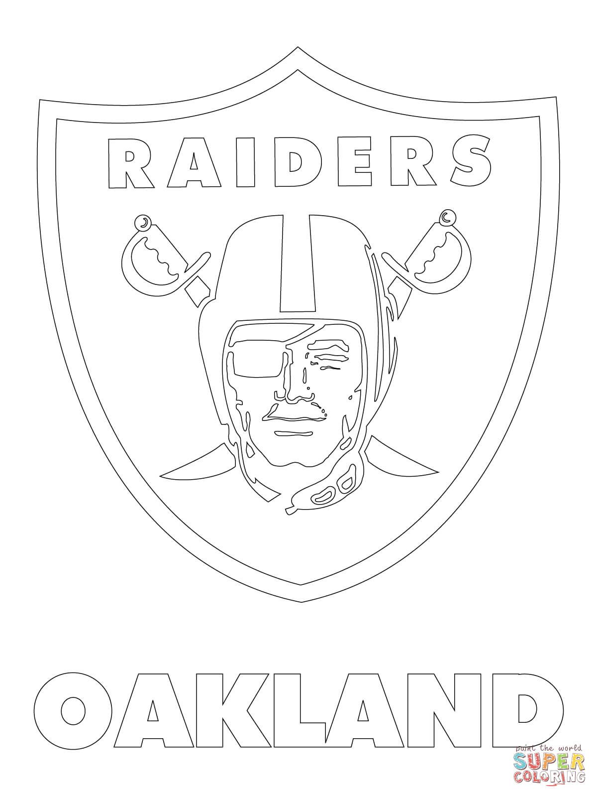 1200x1600 Click The Oakland Raiders Logo Coloring Page Free Printable Pages