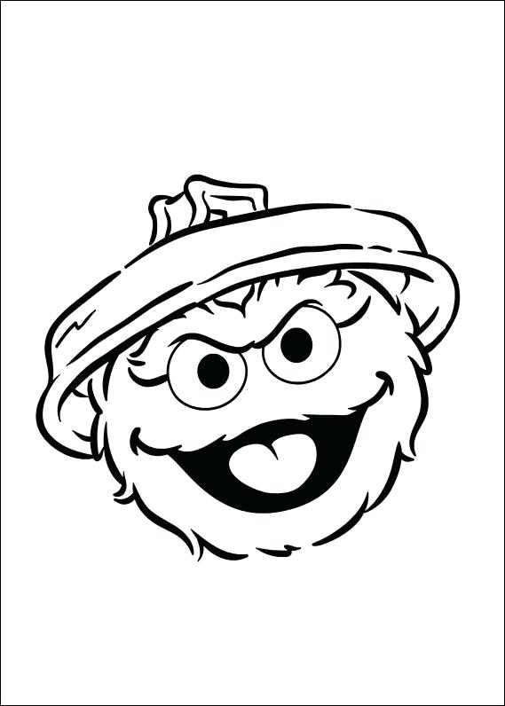 569x796 Oscar Coloring Pages The Grouch Coloring Page Oscars Oasis