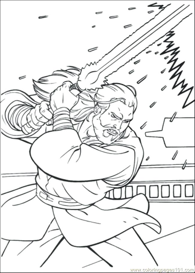 650x912 Obi Wan Kenobi Coloring Pages Obi Wan In Fight Coloring Page Star