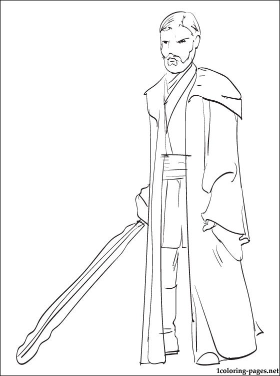 560x750 Star Wars Obi Wan Kenobi Printable Page Coloring Pages