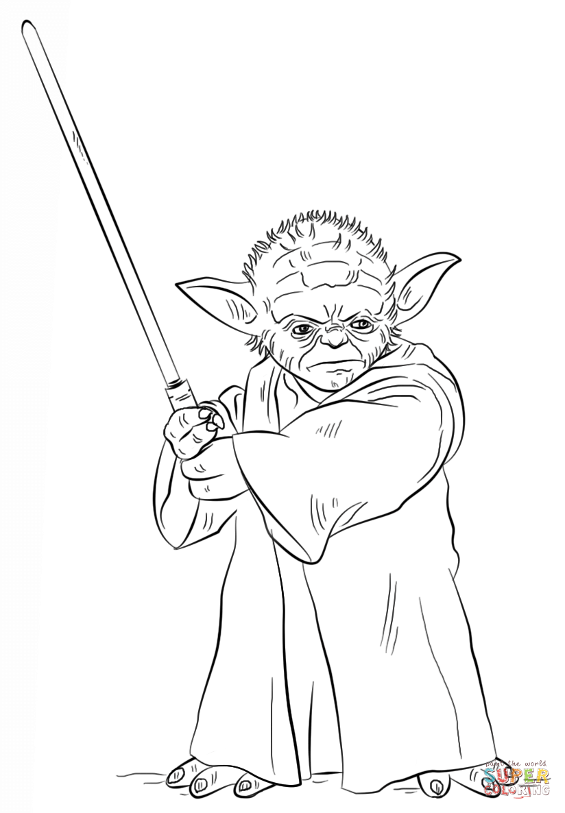 824x1186 Trend Obi Wan Kenobi Coloring Pages Yoda