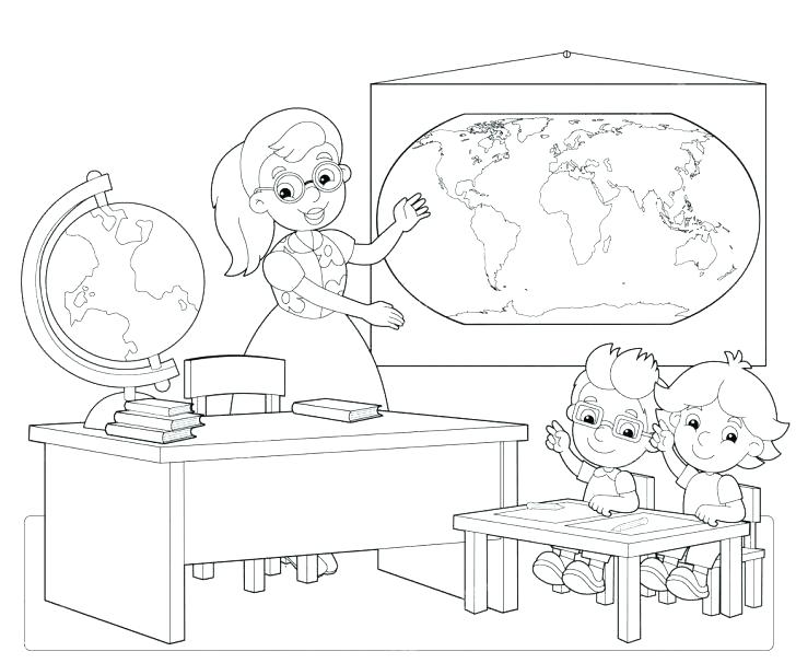 728x606 Coloring Pages For Objects Copy Classroom Page The Coloring Pages