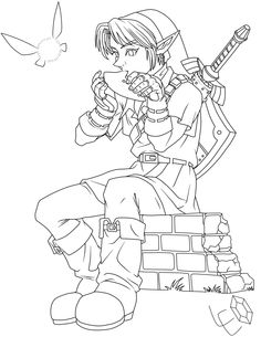 236x305 Free Printable Zelda Coloring Pages For Kids Free Printable