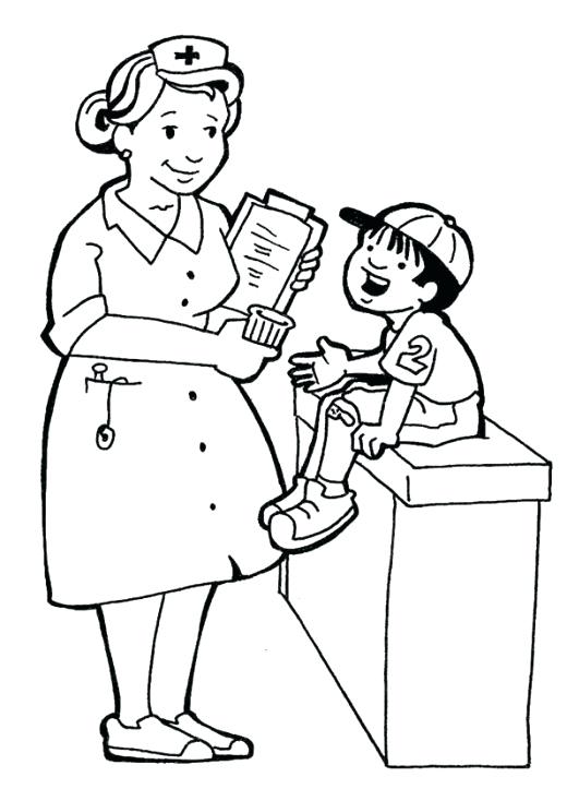 520x734 Occupations Coloring Pages Occupations Coloring Page Free Jobs