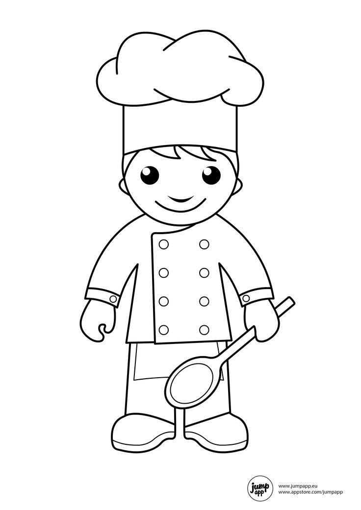736x1041 Occupations Coloring Pages Printable