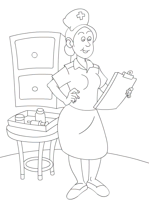 595x842 Occupations Coloring Pages Printable Glamorous People Their Jobs