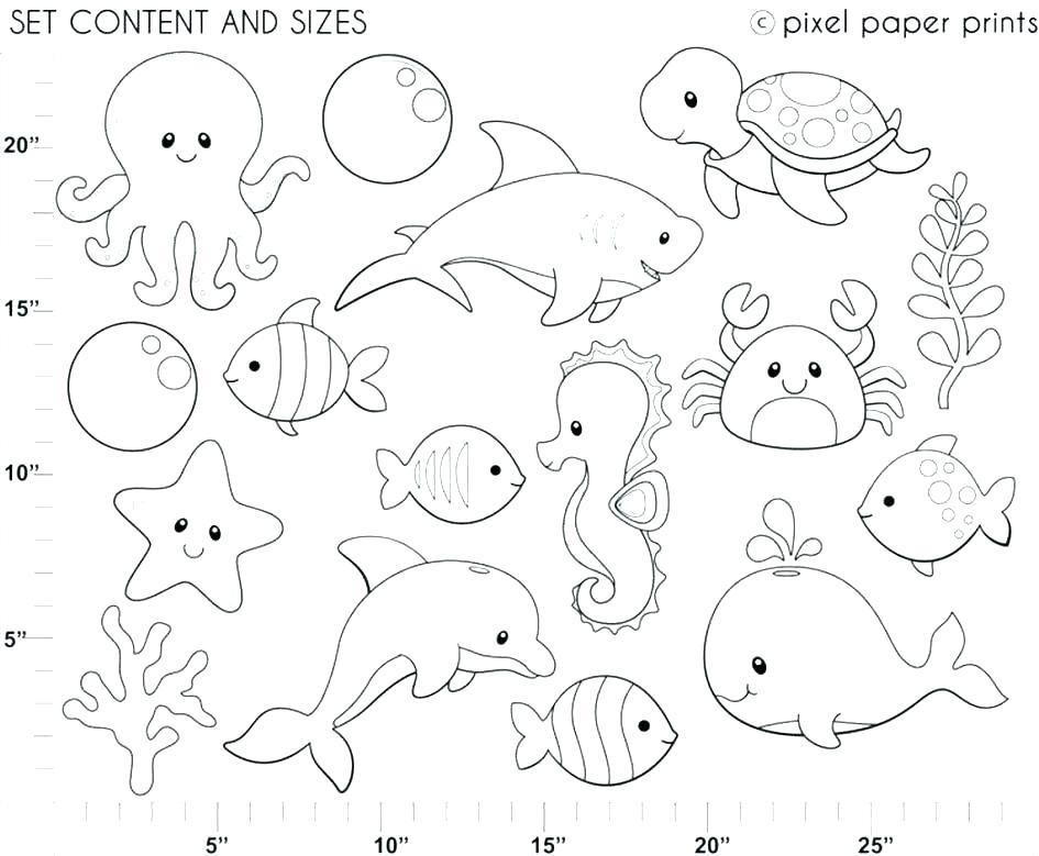945x779 Prehistoric Ocean Animals Coloring Pages Printable Coloring Sea
