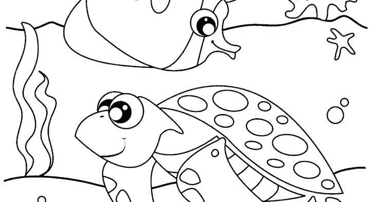728x393 Ocean Life Coloring Pages Preschool Free Printable Ocean Coloring