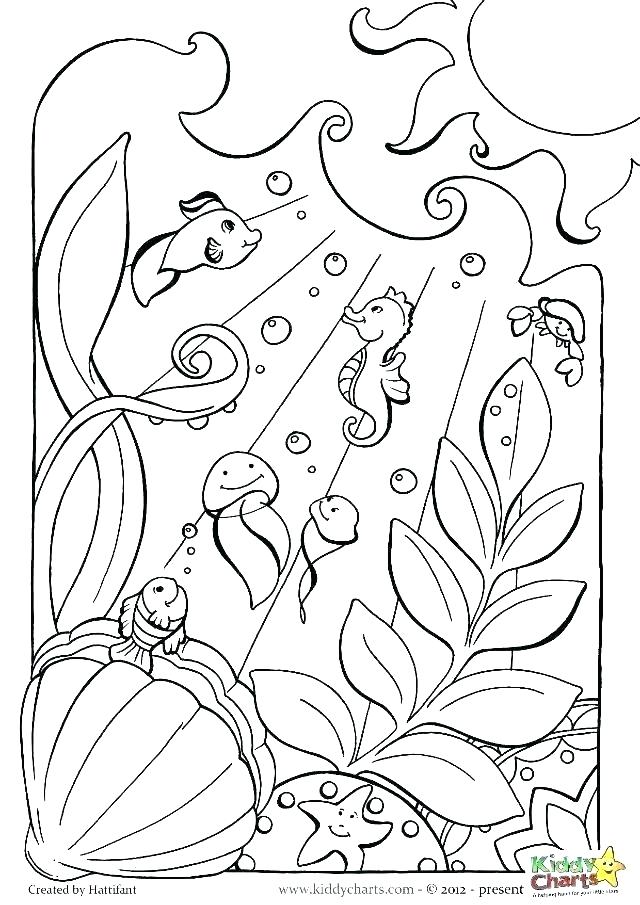 640x905 Ocean Scene Coloring Pages Free Printable Ocean Coloring Pages