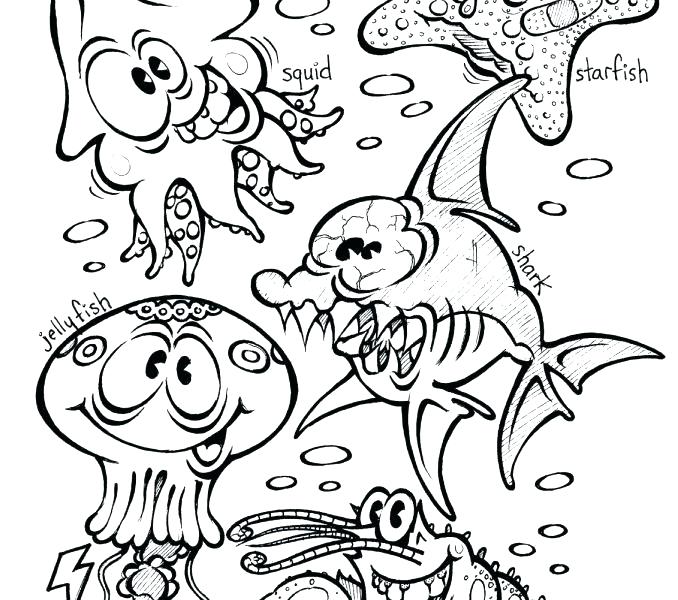 678x600 Ocean Coloring Pages For Kids And Adults Ocean Adult Coloring
