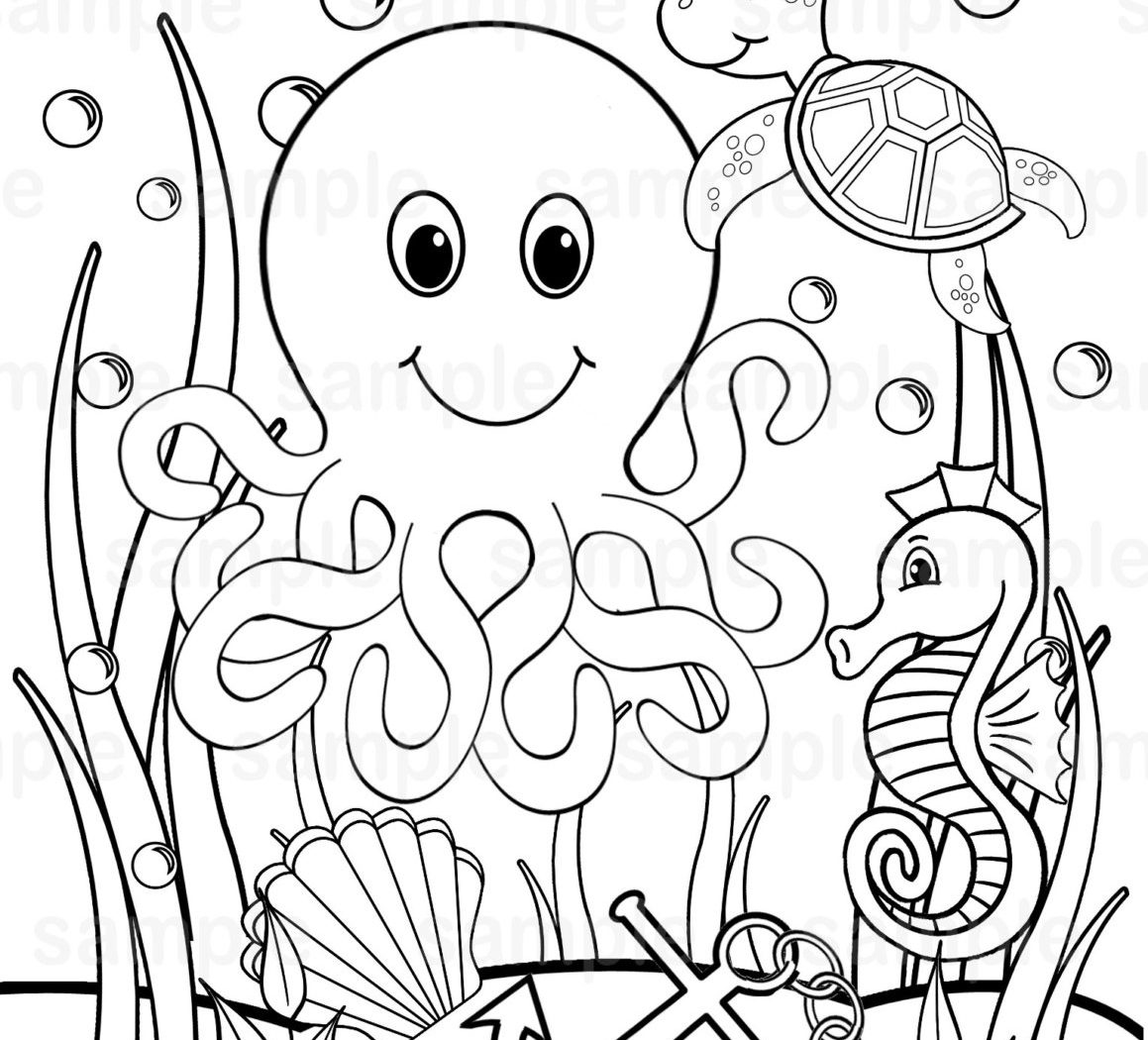 1159x1050 Pond Clipart Ocean Ecosystem And Habitat Free Printable Coloring