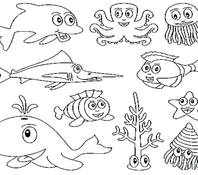 678x600 Printable Ocean Coloring Pages Printable Ocean Coloring Pages Get